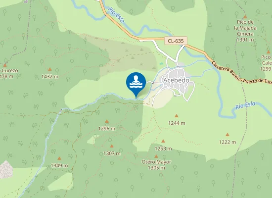 Map of Piscina natural de Acebedo