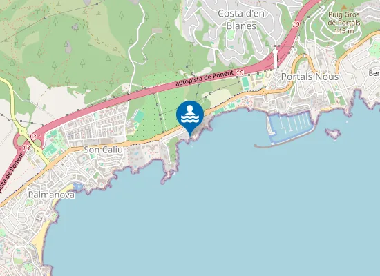 Map of Platja des Cap des Gegant