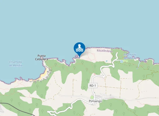 Map of Playa de El Regolgueru