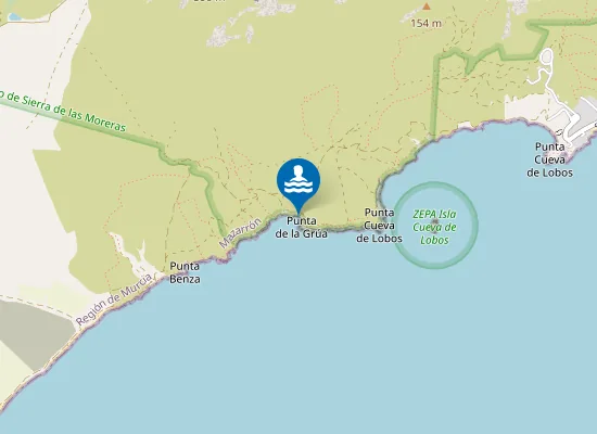 Map of Playa De La Grúa
