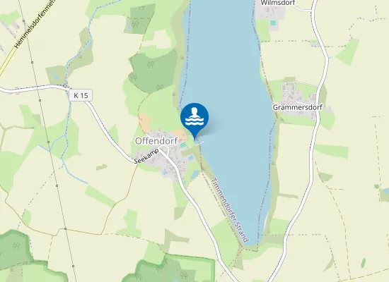 Map of HEMMELSDORFER SEE OFFENDORF