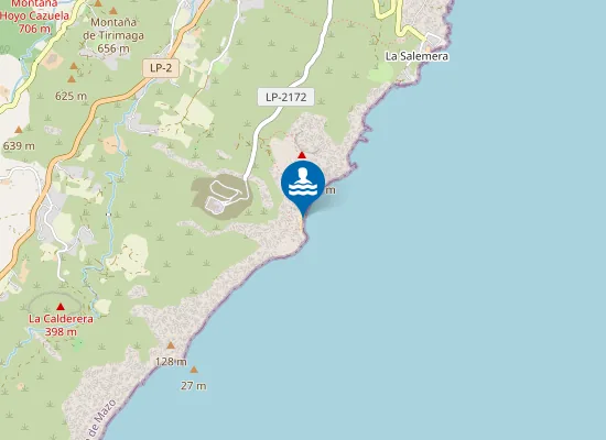 Map of Playa De Azufre