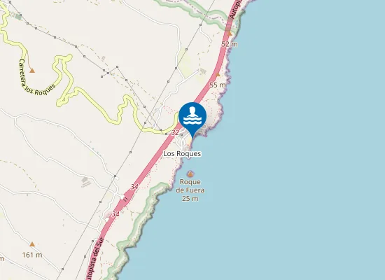 Map of Playa Del Abrigo