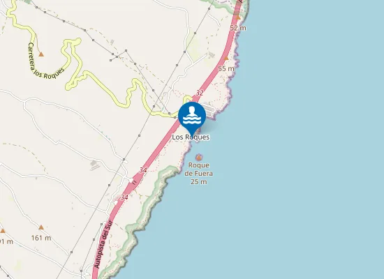 Map of Playa Del Roque