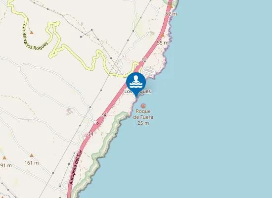 Map of Playa Del Chinchorro