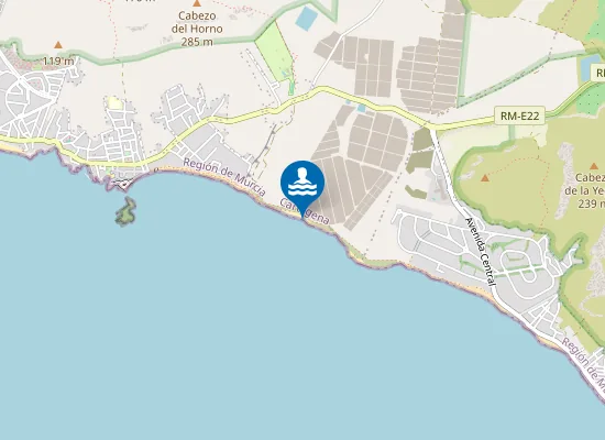 Map of Playa de la Calera