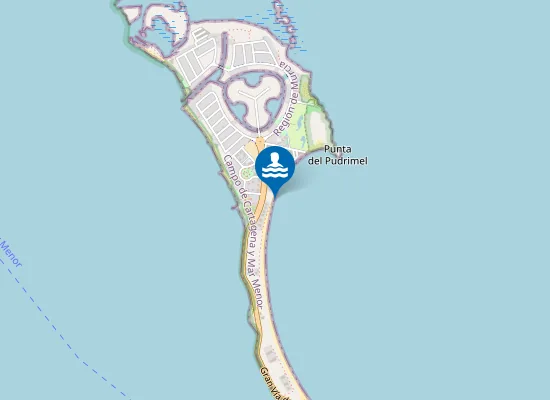 Map of Playa del Pudrimel