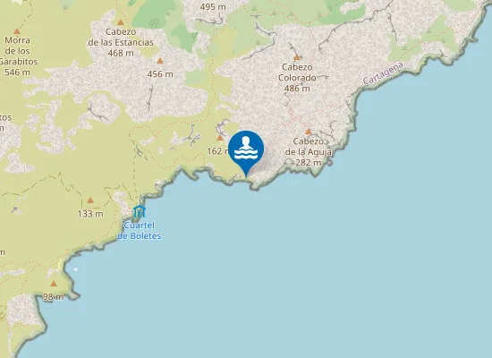 Map of Cala Aguilar