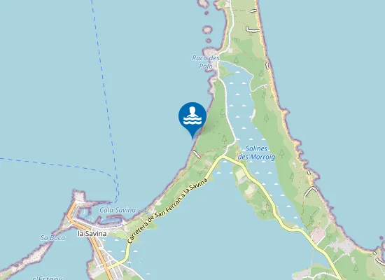 Map of Platja Cavall d'en Borràs