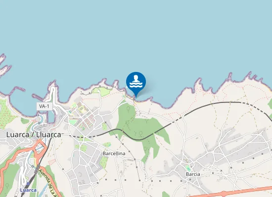 Map of Playa Portizuelu