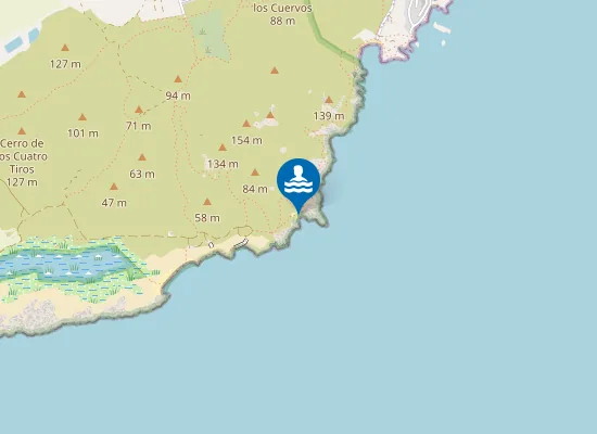 Map of Cala de los Dentoles