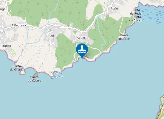 Map of Praia de Sartaxes