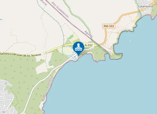 Map of Playa de las Palmeras