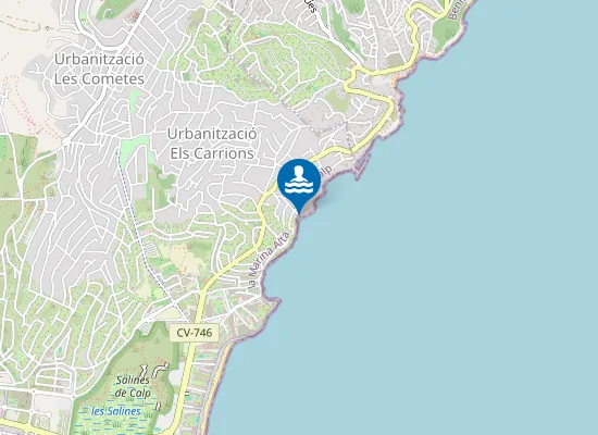 Map of Cala del Mallorquí