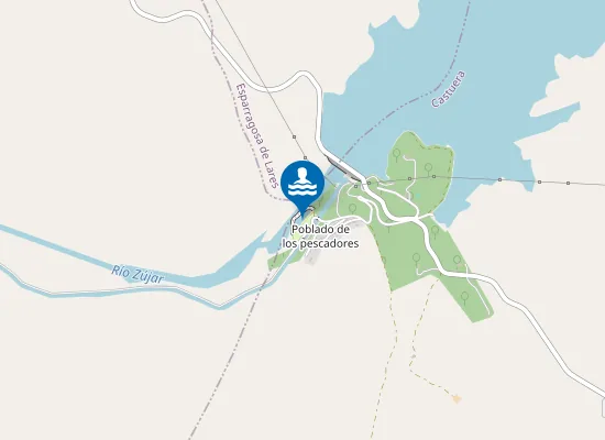 Map of Piscina natural rio Zújar