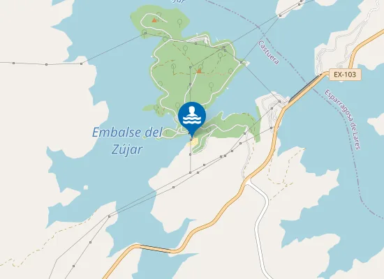 Map of Playa Isla del Zújar