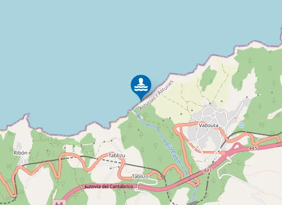 Map of Playa Río Cabo