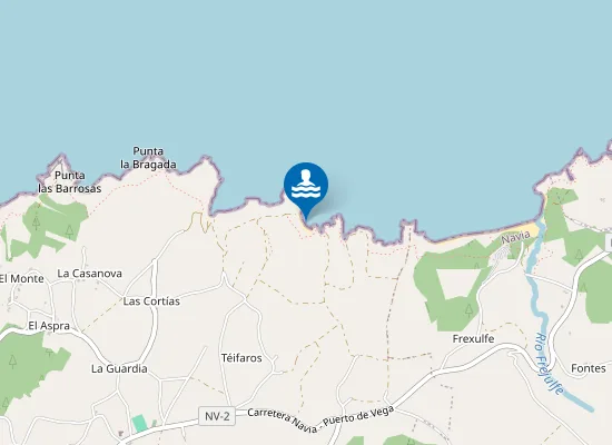Map of Playa Fajal