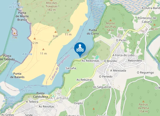 Map of Praia da Urixeira
