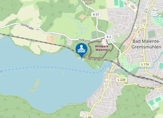 Map of DIEKSEE MALENTE BADEANSTALT