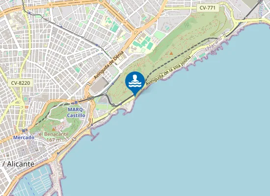Map of Cala de la Sangueta
