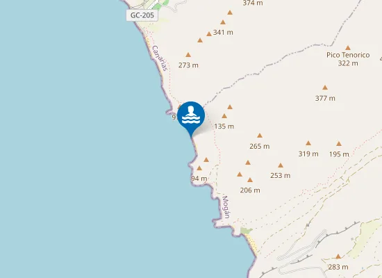 Map of Playa Del Cerrillo