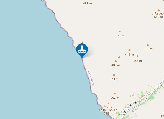 Map of Playa Aneas
