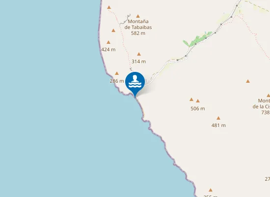 Map of Playa Tasartico