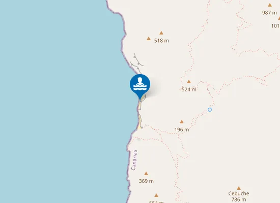 Map of Playa De Güi-Güí