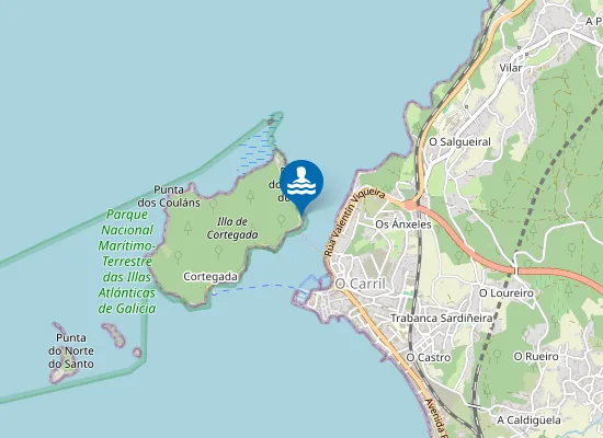 Map of Praia Do Vao