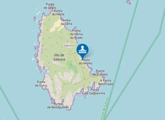 Map of Praia De Isemuíño
