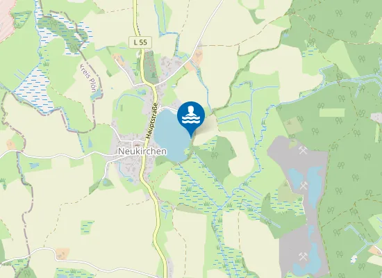 Map of NEUKIRCHENER SEE NEUKIRCHEN