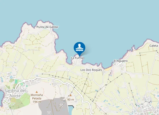 Map of Playa Punta del Clavo