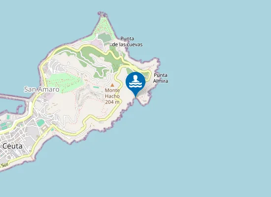 Map of Cala del Desnarigado