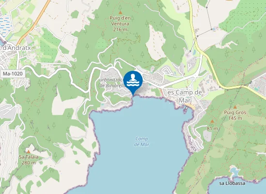 Map of Cala en Cranc