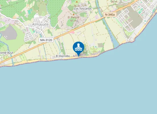Map of Costa del Sol