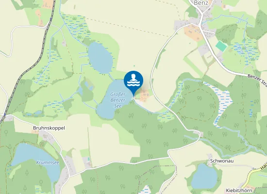 Map of GROSSER BENZER SEE BENZ