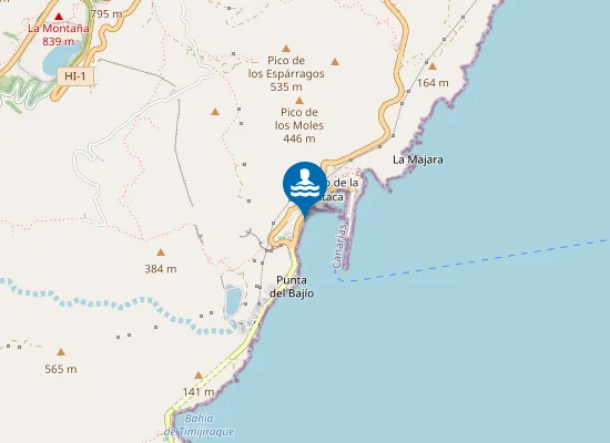 Map of Playa de Puerto de la Estaca