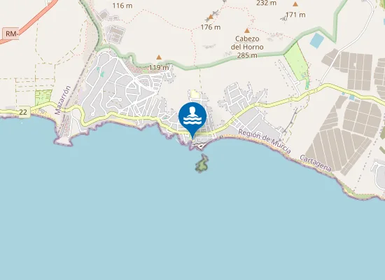 Map of La Caleta