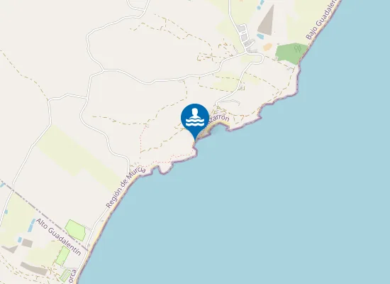 Map of Playa de Las Minas