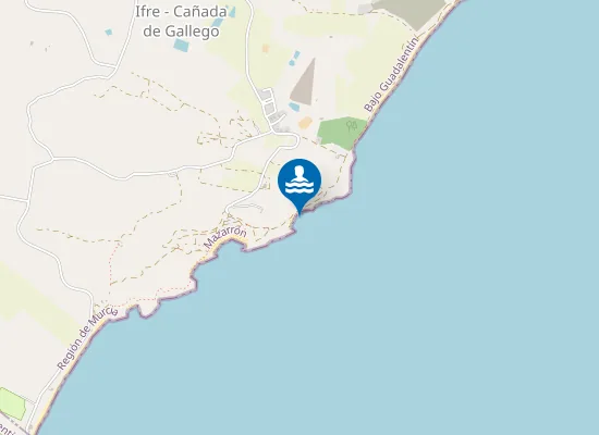 Map of Playa del Ballenato
