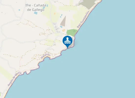 Map of Playa de Las Chapas