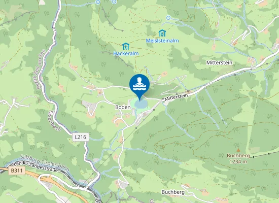 Map of Böndlsee, Goldegg