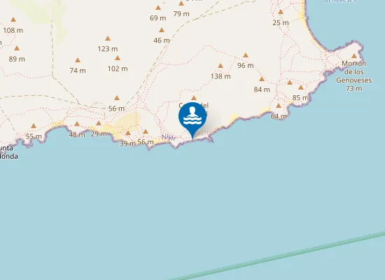 Map of Playa del Barronal