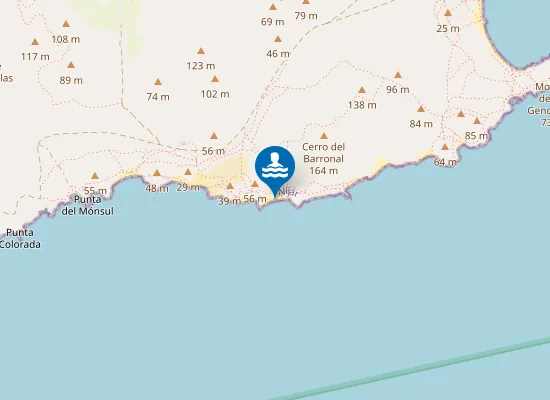 Map of Playa del Barronal