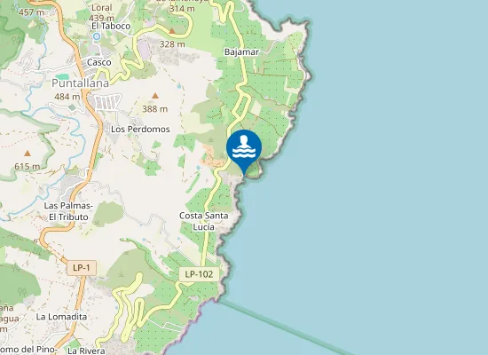 Map of Playa del Trigo