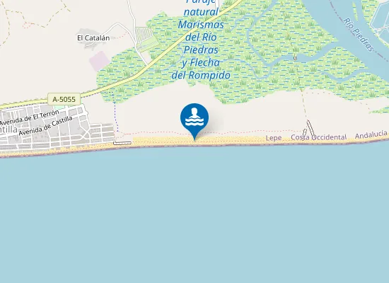 Map of Playa de Santa Pura