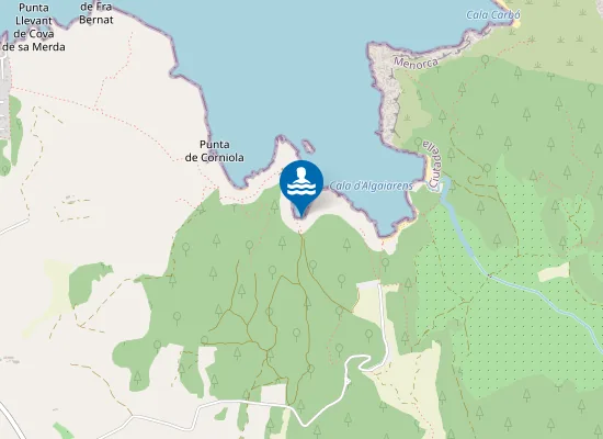 Map of Cala Fontanelles