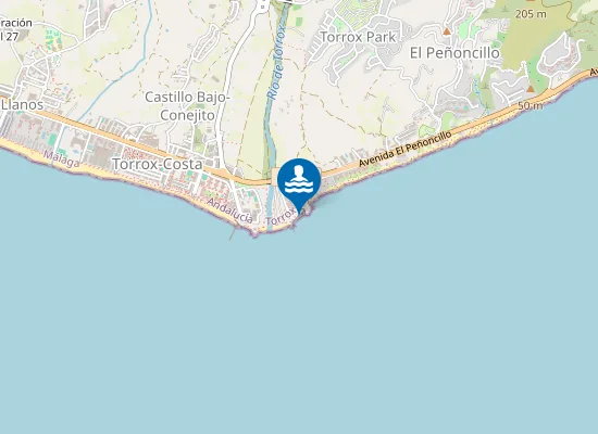 Map of Playa del Sillón