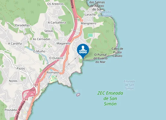 Map of A Ribeira da Comboa